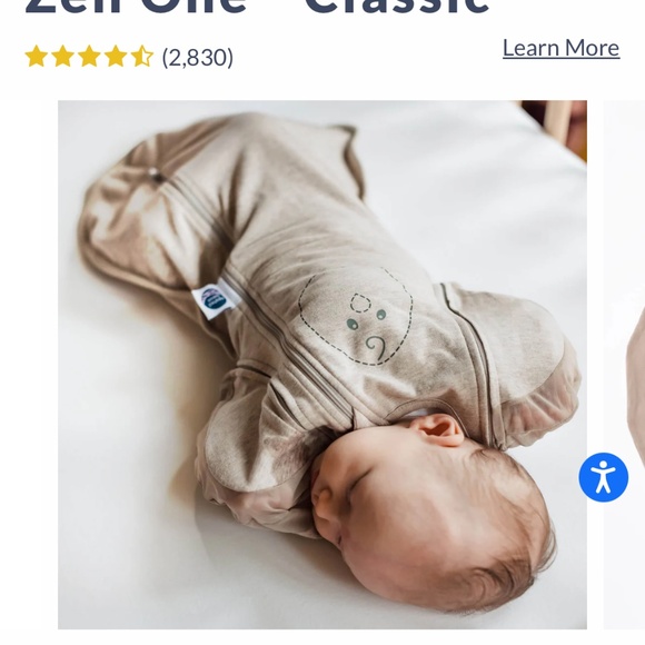 Nested Bean Sleep Swaddle - Zen One - Picture 2 of 3